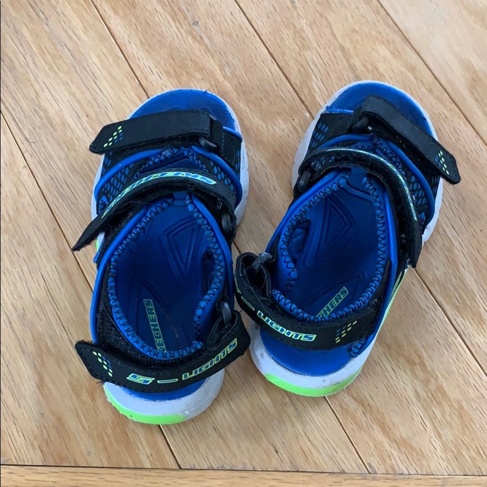 Little Boys light up skechers